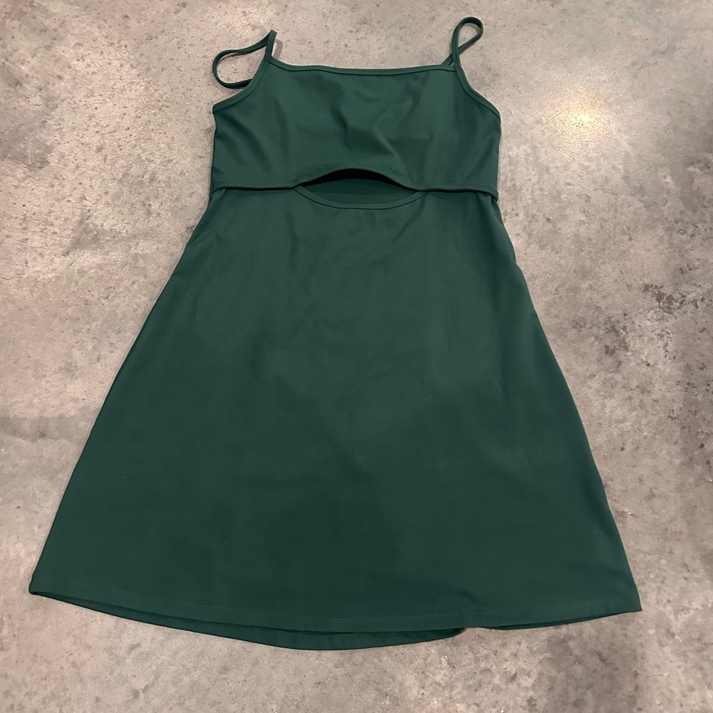 Wild Fable Teal Sleeveless Dress with Cutout